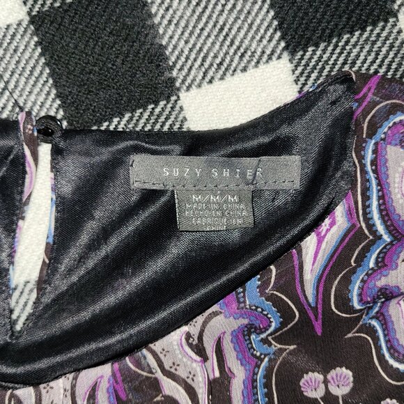 🌸M Suzy Shier Women's Paisley Patterned Top🌸 - Picture 3 of 4